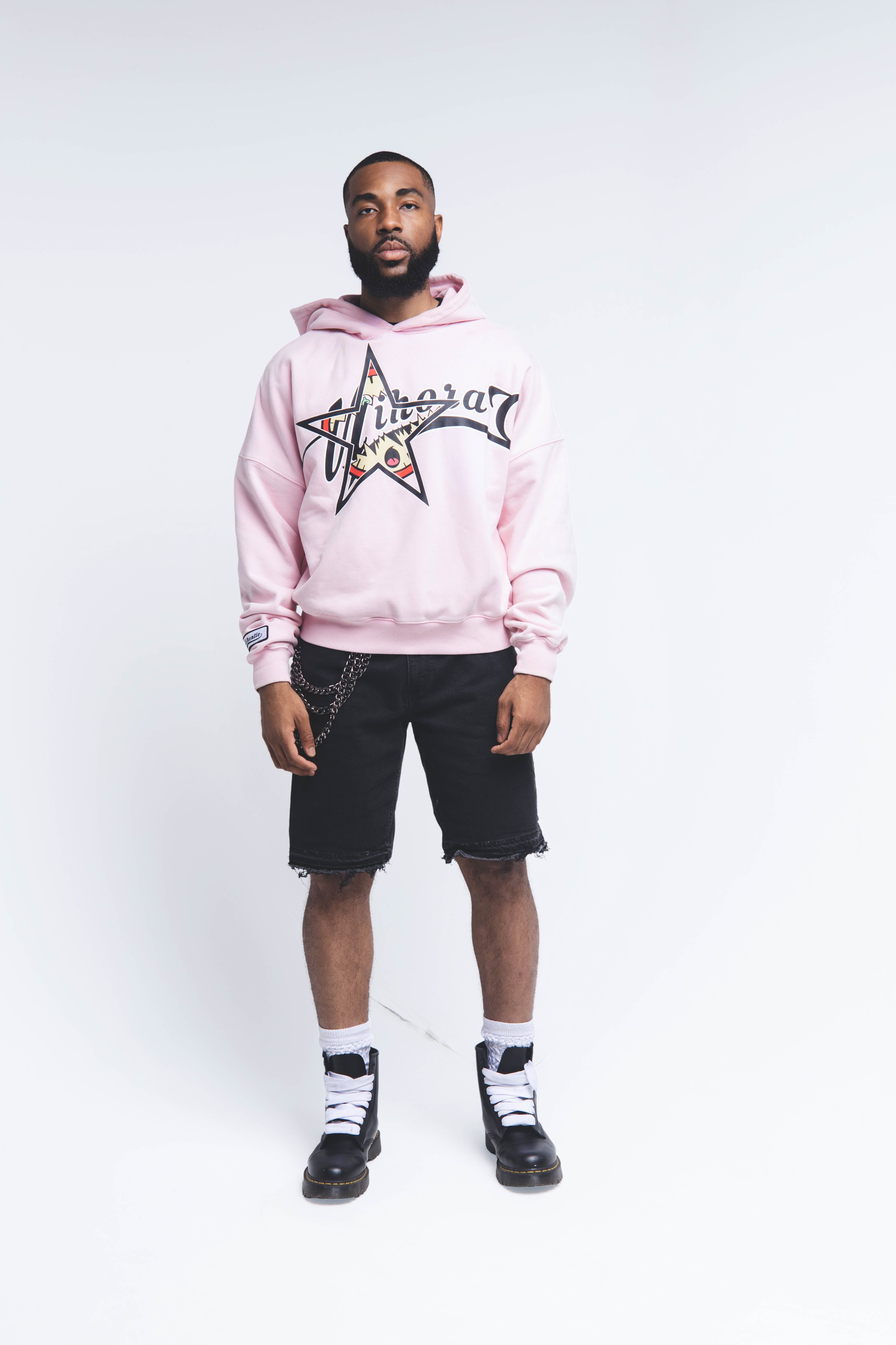 Pink Oversized Hoodie