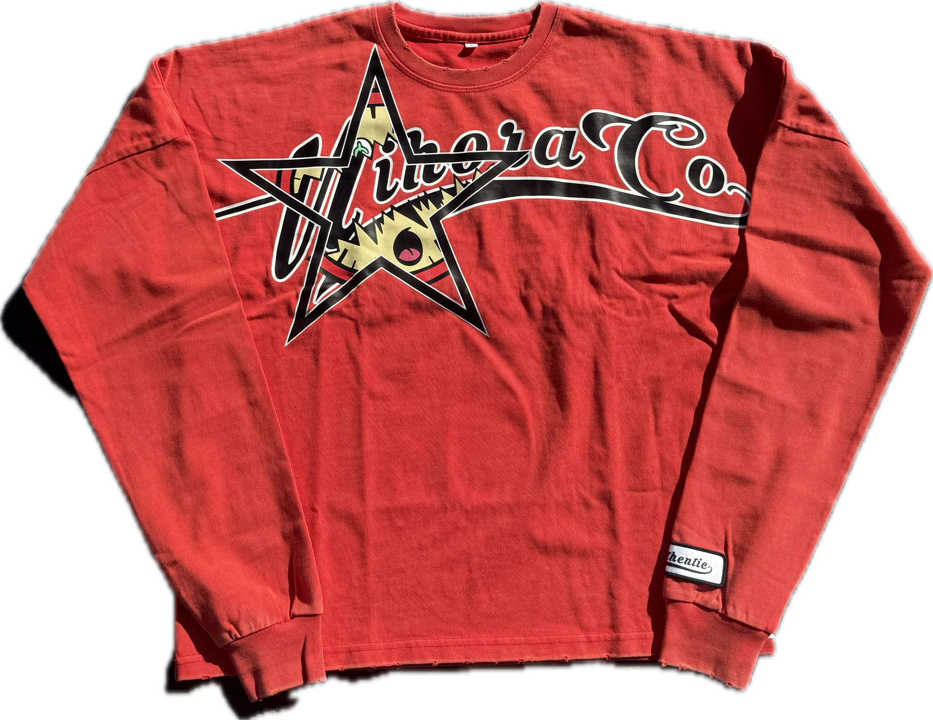 Red Long Sleeve Tee