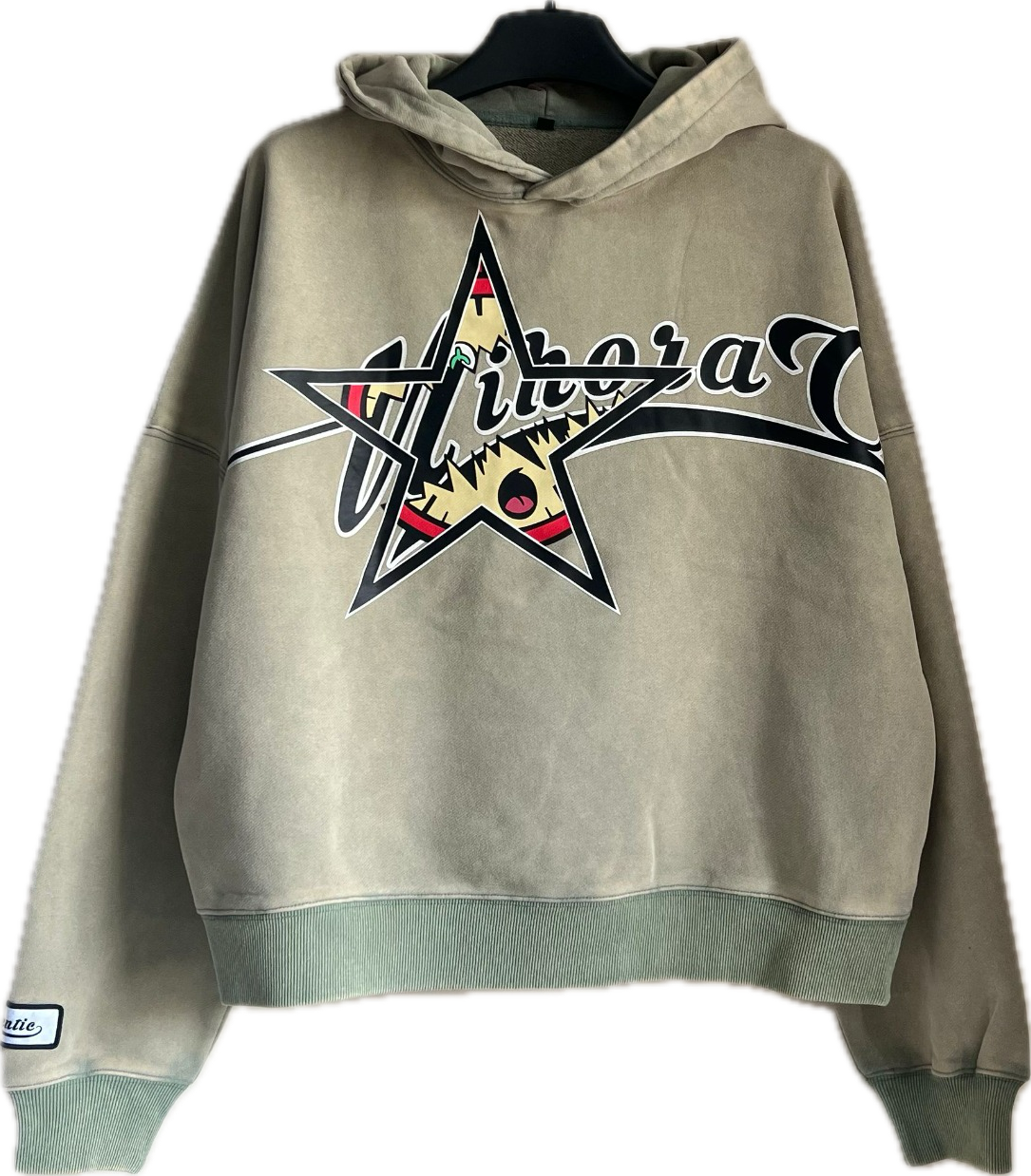 T.S.I.C.D. Oversized Hoodie (Acid Wash Olive Green)