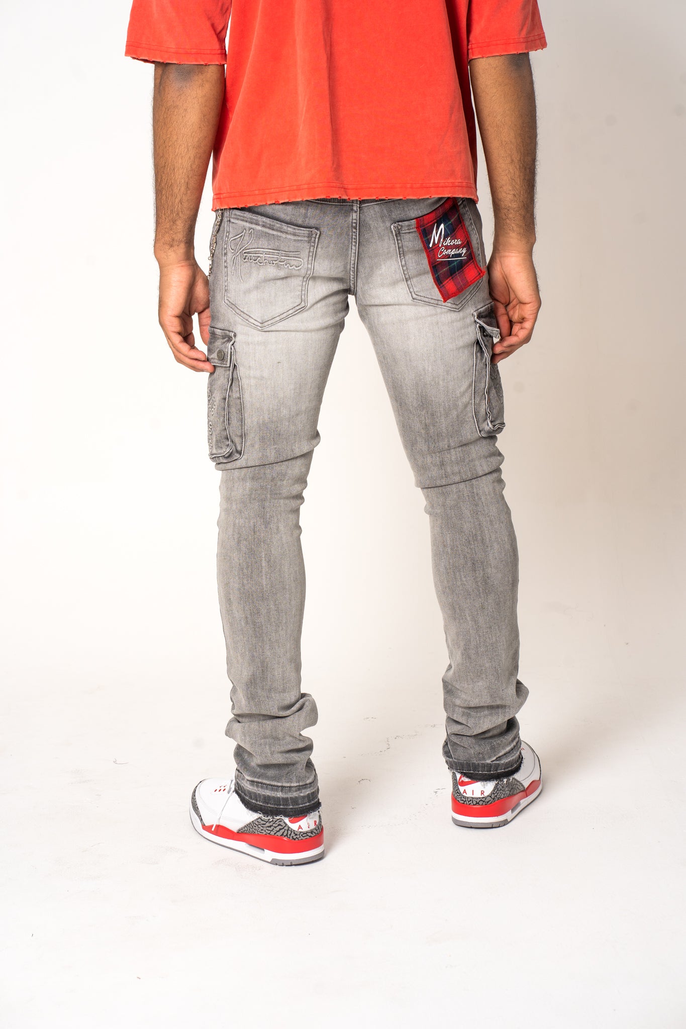 W.I.A.S Stacked Jeans (Light Wash)